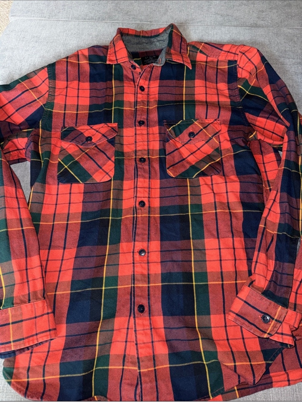 J. Crew Red Plaid Button-Down Shirt